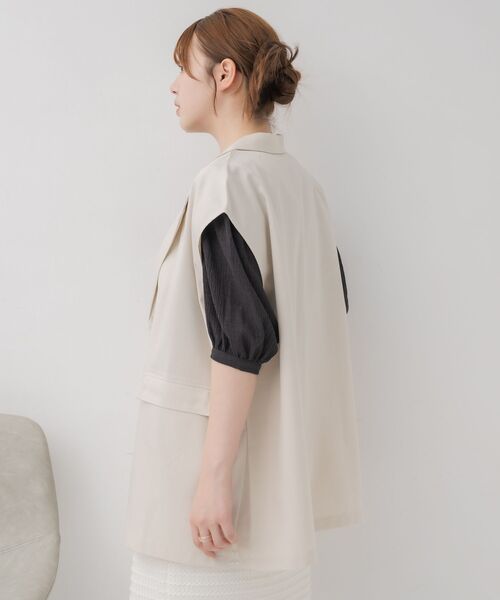 RETRO GIRL（レトロガール）の「テーラードベスト（ベスト・レディース・ナチュラル/ダークグレー/ベージュ・FREE）」の20枚目の写真