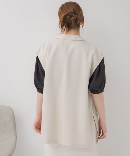 RETRO GIRL（レトロガール）の「テーラードベスト（ベスト・レディース・ナチュラル/ダークグレー/ベージュ・FREE）」の21枚目の写真