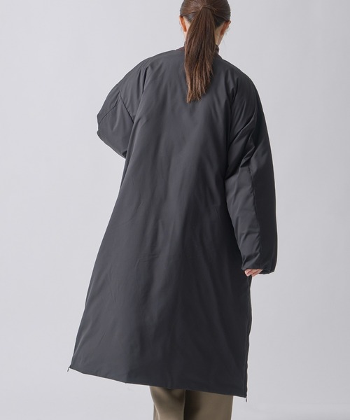 miffew（ミフュー）の「「miffew/ ミフュー」COLLARLESS DOWN COAT（ダウンジャケット/コート・レディース・ブラウン/グレイッシュベージュ/ブラック・2/1）」の11枚目の写真