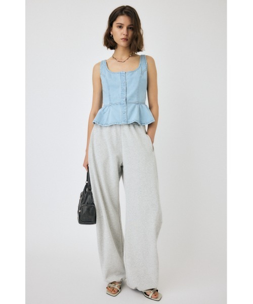 セール】【セットアップ対応】SQUARE NECK DENIM ビスチェ