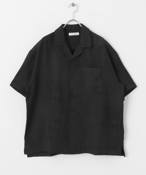 SENSE OF PLACE by URBAN RESEARCH（センスオブプレイスバイアーバンリサーチ）の「マーブルオープンカラーショートスリーブシャツ（シャツ/ブラウス・メンズ・グレー/チャコールグレー/ブルー/ブラウン・MEDIUM/LARGE）」の20枚目の写真