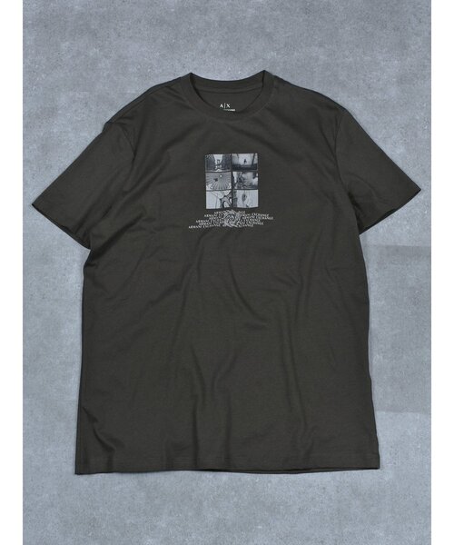 Armani exchange|プリント半袖Tシャツ セール】【ARMANI EXCHANGE】ボックスプリントTシャツ ショート