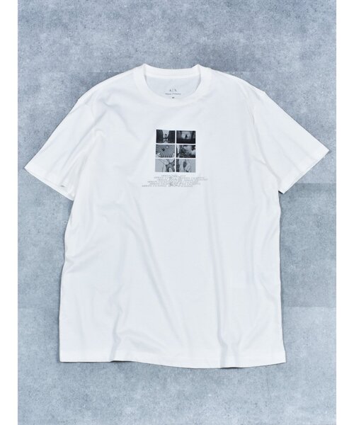 セール】【ARMANI EXCHANGE】ボックスプリントTシャツ ショート