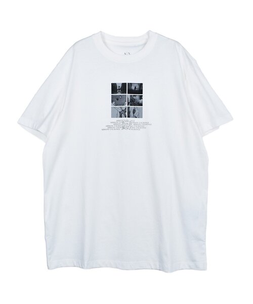 【A/X Armani Exchange】City プリント 半袖 コットン Tシャツ♪ セール】【ARMANI EXCHANGE】ボックスプリントTシャツ ショート