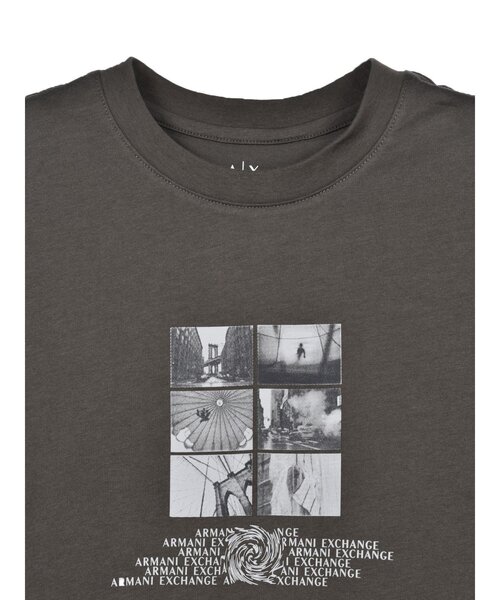 ARMANI EXCHANGE（アルマーニエクスチェンジ）の「【ARMANI EXCHANGE】ボックスプリントTシャツ ショートスリーブTEE 半袖T（Tシャツ/カットソー・メンズ・ホワイト/ブラック・2/3）」の6枚目の写真