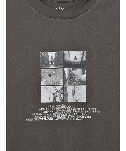 ARMANI EXCHANGE（アルマーニエクスチェンジ）の「【ARMANI EXCHANGE】ボックスプリントTシャツ ショートスリーブTEE 半袖T（Tシャツ/カットソー・メンズ・ホワイト/ブラック・2/3）」の7枚目の写真