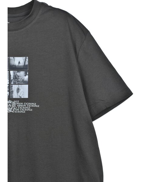 ARMANI EXCHANGE（アルマーニエクスチェンジ）の「【ARMANI EXCHANGE】ボックスプリントTシャツ ショートスリーブTEE 半袖T（Tシャツ/カットソー・メンズ・ホワイト/ブラック・2/3）」の8枚目の写真