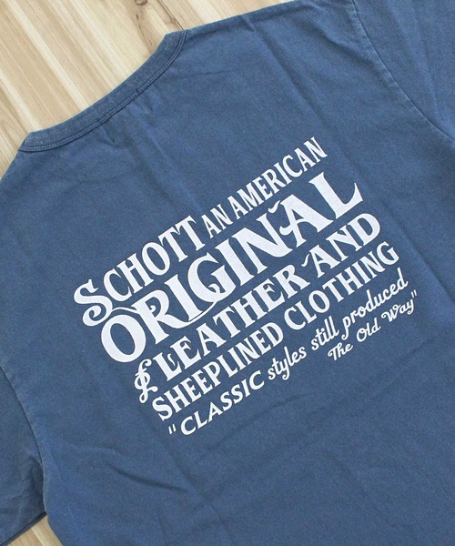 Schott(ショット)の「SNOWWASH T-SHIRT ADVERTISEMENT(Tシャツ/カットソー・メンズ・オリーブ/ネイビー/ブラック・XXL/XL/L/M)」の18枚目の写真