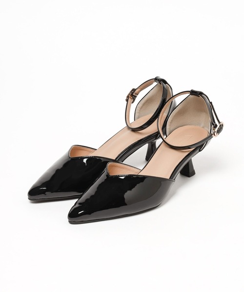 Elura（エルーラ）の「セパレートストラップパンプス/284500（パンプス・レディース・ブラック/ホワイト・LARGE/MEDIUM）」の2枚目の写真