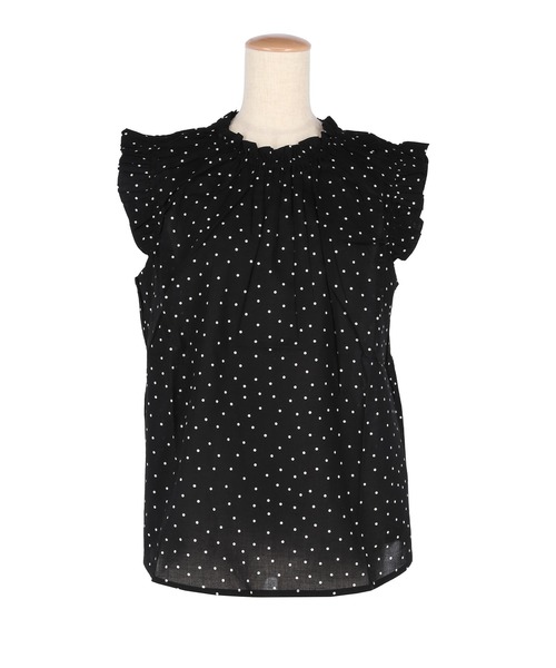 coca(coca)(コカ)の「コットンフリルトップス(Tシャツ/カットソー・レディース・ダークブラウン/A/ホワイト/B・S/L/M)」の8枚目の写真