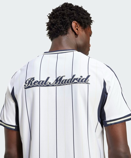 レアル・マドリード サイン入りシャツ adidas adidas◇レアルマドリード プレマッチジャージ/Tシャツ/XS
