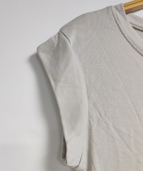 ReRe(リリ)の「ラウンドネックカットソー(Tシャツ/カットソー・レディース・ブラック/ホワイト/ワインレッド/ベージュ/モカ・MEDIUM)」の8枚目の写真