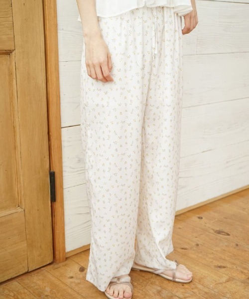 flower（フラワー）の「ブルームセットパンツ（その他パンツ・レディース・ホワイト/ブラック・FREE）」の9枚目の写真