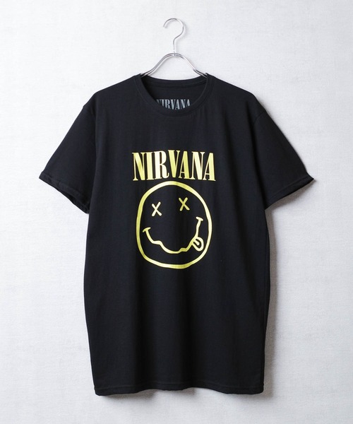 ROCK-OFF(ロックオフ)の「【ROCK-OFF】NIRVANA HAPPY FACE T-SHIRTS(Tシャツ/カットソー・メンズ・ブラック/ホワイト・X-LARGE/LARGE/MEDIUM)」の4枚目の写真