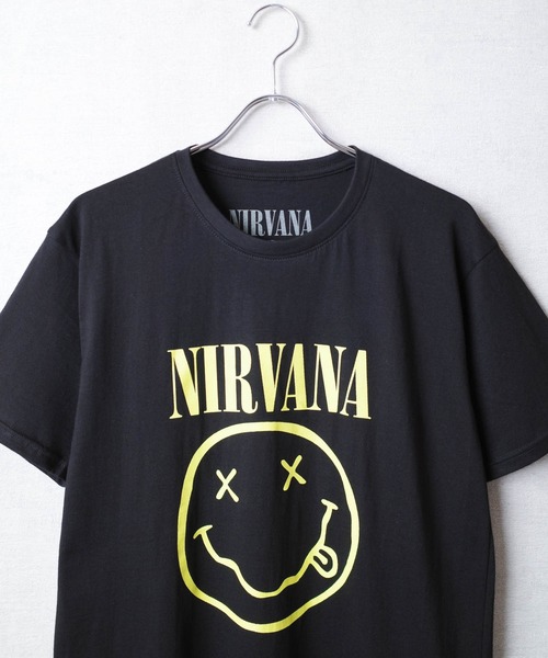 ROCK-OFF(ロックオフ)の「【ROCK-OFF】NIRVANA HAPPY FACE T-SHIRTS(Tシャツ/カットソー・メンズ・ブラック/ホワイト・X-LARGE/LARGE/MEDIUM)」の12枚目の写真