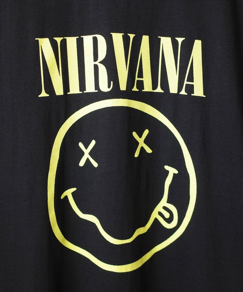 ROCK-OFF(ロックオフ)の「【ROCK-OFF】NIRVANA HAPPY FACE T-SHIRTS(Tシャツ/カットソー・メンズ・ブラック/ホワイト・X-LARGE/LARGE/MEDIUM)」の15枚目の写真