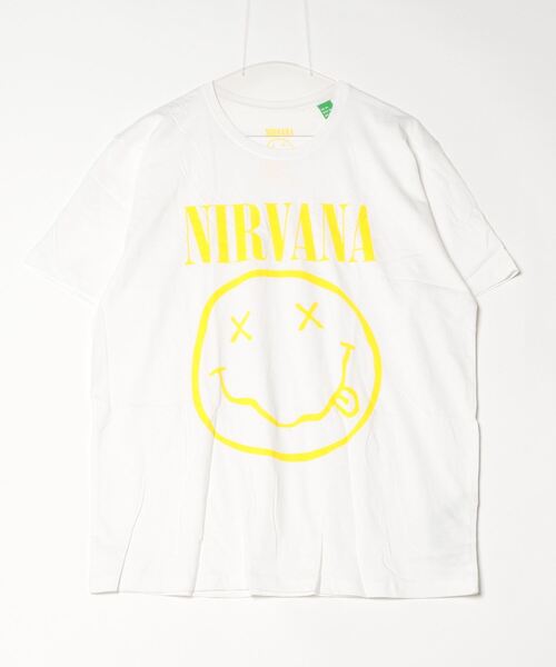 ROCK-OFF(ロックオフ)の「【ROCK-OFF】NIRVANA HAPPY FACE T-SHIRTS(Tシャツ/カットソー・メンズ・ブラック/ホワイト・X-LARGE/LARGE/MEDIUM)」の10枚目の写真