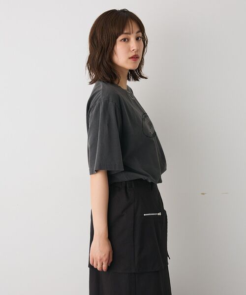 CRAFT STANDARD BOUTIQUE(クラフトスタンダードブティック)の「ピグメント刺繍TEE2【ユニセックス】(Tシャツ/カットソー・レディース・ベージュ/グレー/チャコールグレー・M/L)」の10枚目の写真