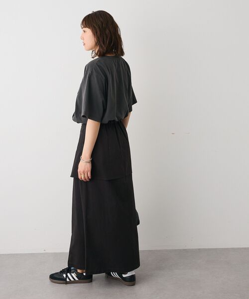 CRAFT STANDARD BOUTIQUE(クラフトスタンダードブティック)の「ピグメント刺繍TEE2【ユニセックス】(Tシャツ/カットソー・レディース・ベージュ/グレー/チャコールグレー・M/L)」の8枚目の写真