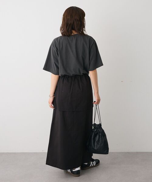CRAFT STANDARD BOUTIQUE(クラフトスタンダードブティック)の「ピグメント刺繍TEE2【ユニセックス】(Tシャツ/カットソー・レディース・ベージュ/グレー/チャコールグレー・M/L)」の7枚目の写真