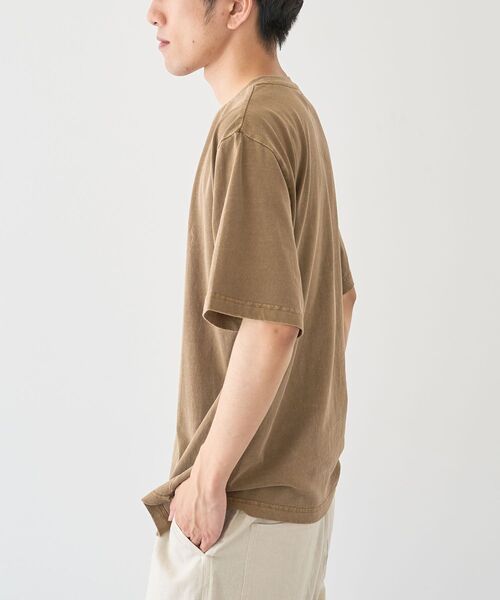 CRAFT STANDARD BOUTIQUE(クラフトスタンダードブティック)の「ピグメント刺繍TEE2【ユニセックス】(Tシャツ/カットソー・レディース・ベージュ/グレー/チャコールグレー・M/L)」の5枚目の写真