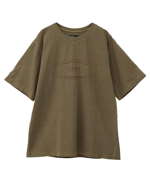 CRAFT STANDARD BOUTIQUE(クラフトスタンダードブティック)の「ピグメント刺繍TEE2【ユニセックス】(Tシャツ/カットソー・レディース・ベージュ/グレー/チャコールグレー・M/L)」の19枚目の写真