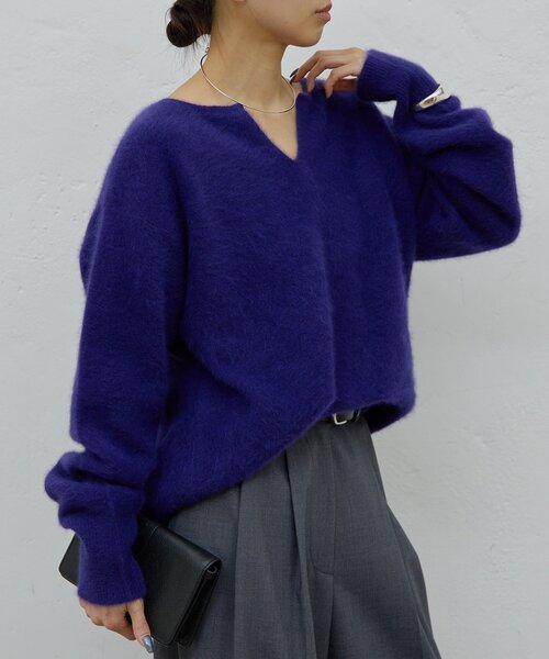 GALLARDAGALANTE（ガリャルダガランテ）の「【デコルテ美人ニット