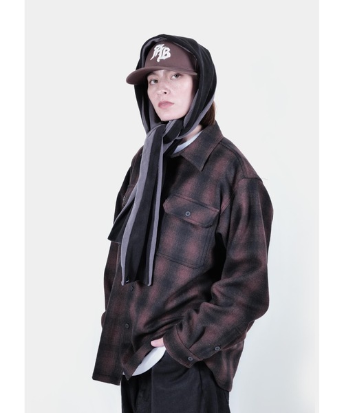 APPLEBUM(アップルバム)の「Fleece Muffler(マフラー・メンズ・ブルー系その他/ブラック系その他・FREE)」の1枚目の写真