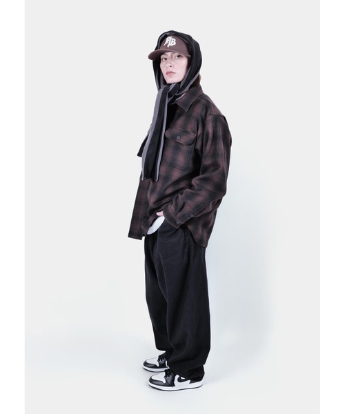 APPLEBUM(アップルバム)の「Fleece Muffler(マフラー・メンズ・ブルー系その他/ブラック系その他・FREE)」の4枚目の写真