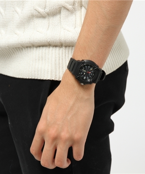 CASIO（カシオ）の「【Ciaopanic】【CASIO/カシオ】　HDA-600-1B（アナログ腕時計・メンズ・ブラック・FREE）」の2枚目の写真