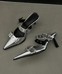 MASHIRO（マシロ）の「【MASHIRO】ベルトデザイン ポインテッドトゥパンプス 平成ギャル（MA/EK335）（パンプス）」