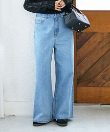 le.coeur blanc | デニムバギーパンツ(デニムパンツ)