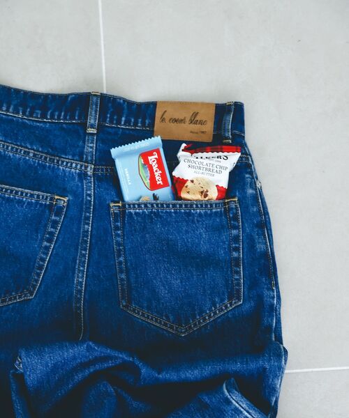 le.coeur blanc（ルクールブラン）の「デニムバギーパンツ（デニムパンツ・レディース・サックスブルー/ブルー・38/36）」の13枚目の写真