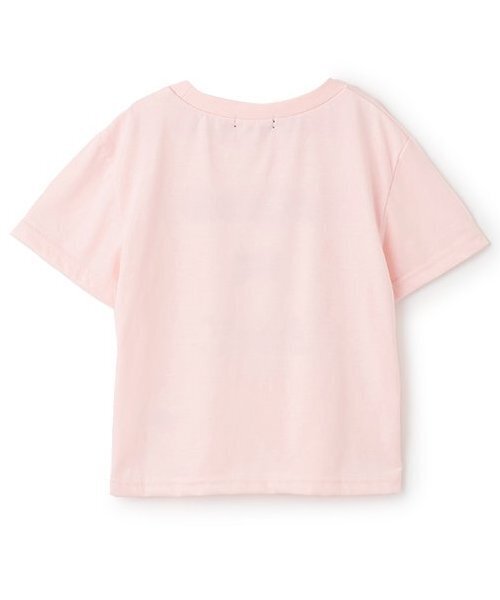 by LOVEiT（バイラビット）の「【接触冷感】ロゴリボンプリントTシャツ（Tシャツ/カットソー・キッズ・オフホワイト/ピンク/ブラック/チャコール・140cm/150cm/160cm/130cm/120cm）」の5枚目の写真