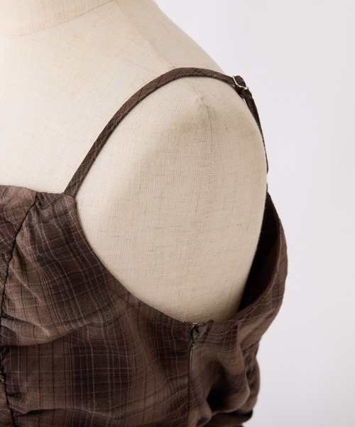 one after another NICE CLAUP（ワンアフターアナザーナイスクラップ）の「アソートドロストキャミチュニック/ミニワンピース（チュニック・レディース・チャコールグレー/アイボリー/ブラック系その他/ブラウン系その他・FREE）」の14枚目の写真