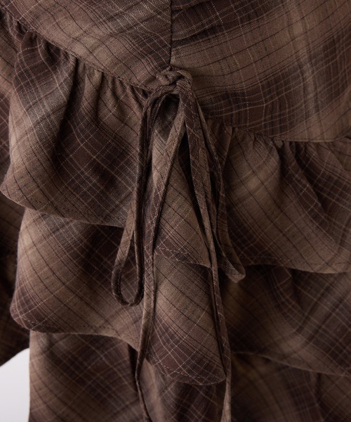 one after another NICE CLAUP（ワンアフターアナザーナイスクラップ）の「アソートドロストキャミチュニック/ミニワンピース（チュニック・レディース・チャコールグレー/アイボリー/ブラック系その他/ブラウン系その他・FREE）」の17枚目の写真