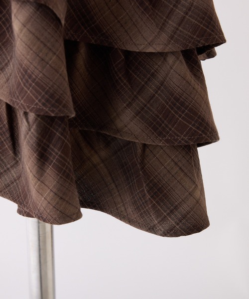 one after another NICE CLAUP（ワンアフターアナザーナイスクラップ）の「アソートドロストキャミチュニック/ミニワンピース（チュニック・レディース・チャコールグレー/アイボリー/ブラック系その他/ブラウン系その他・FREE）」の18枚目の写真