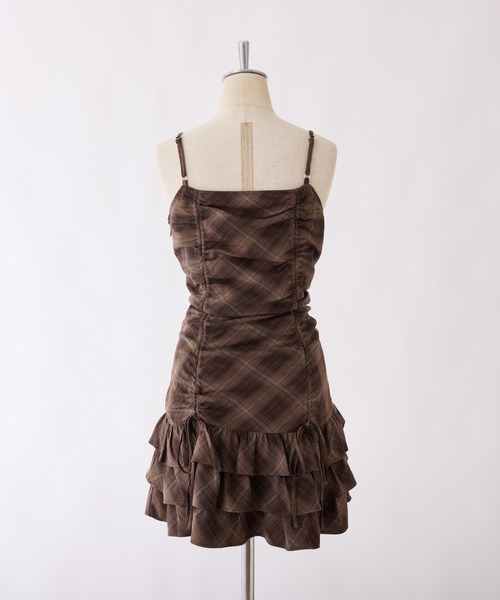 one after another NICE CLAUP（ワンアフターアナザーナイスクラップ）の「アソートドロストキャミチュニック/ミニワンピース（チュニック・レディース・チャコールグレー/アイボリー/ブラック系その他/ブラウン系その他・FREE）」の11枚目の写真