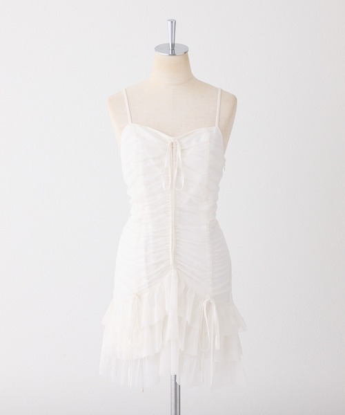 one after another NICE CLAUP（ワンアフターアナザーナイスクラップ）の「アソートドロストキャミチュニック/ミニワンピース（チュニック・レディース・チャコールグレー/アイボリー/ブラック系その他/ブラウン系その他・FREE）」の5枚目の写真