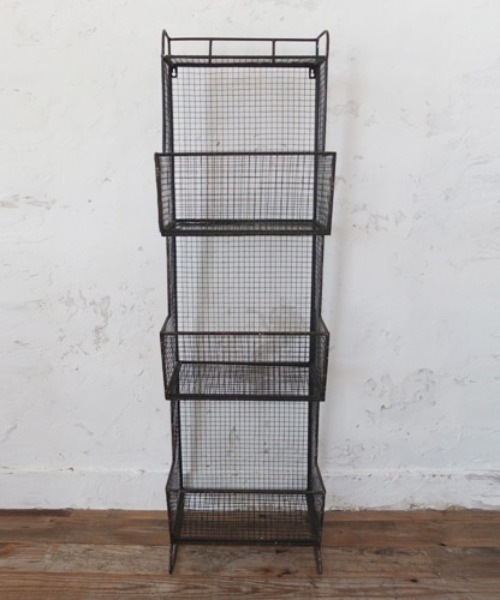 WIRE MAGAZINE RACK/ワイヤー マガジン ラック アンティーク