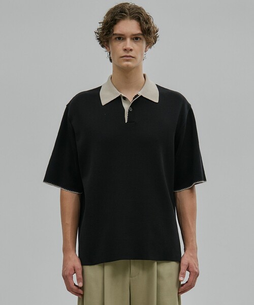 united tokyo Air knit lace shirt ポロシャツ 2 UNITED TOKYO（ユナイテッドトウキョウ）の「Air knit lace shirt