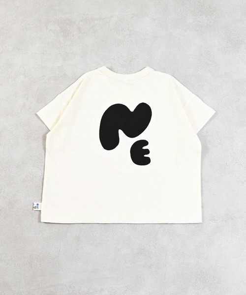 MARKEY'S(マーキーズ)の「マエウシロプリントTシャツ(Tシャツ/カットソー・キッズ・パープル/ライトグリーン/ブラウン/グリーン/オフホワイト・XS/S/M/L/LL)」の22枚目の写真