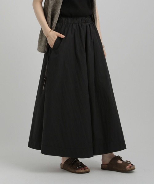 GEORGE'S（ジョージズ）の「ボリュームフレアスカート（スカート・レディース・ブラック/サックスブルー/カーキ・SMALL/MEDIUM）」の8枚目の写真