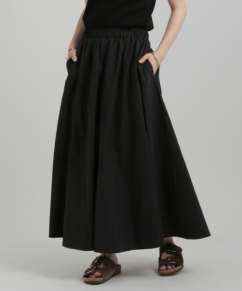 GEORGE'S（ジョージズ）の「ボリュームフレアスカート（スカート・レディース・ブラック/サックスブルー/カーキ・SMALL/MEDIUM）」の9枚目の写真