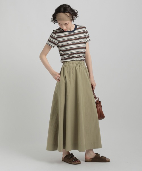 GEORGE'S（ジョージズ）の「ボリュームフレアスカート（スカート・レディース・ブラック/サックスブルー/カーキ・SMALL/MEDIUM）」の12枚目の写真