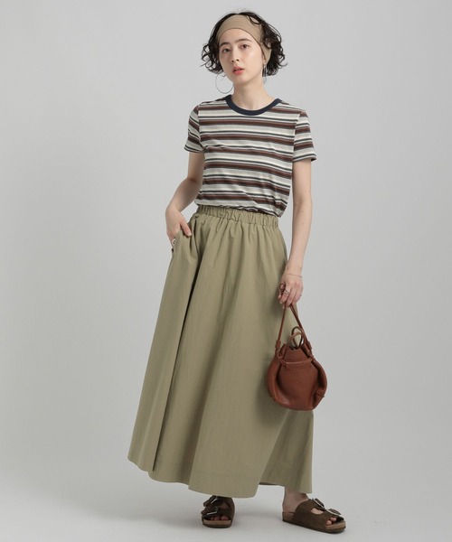 GEORGE'S（ジョージズ）の「ボリュームフレアスカート（スカート・レディース・ブラック/サックスブルー/カーキ・SMALL/MEDIUM）」の13枚目の写真