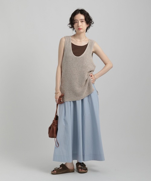 GEORGE'S（ジョージズ）の「ボリュームフレアスカート（スカート・レディース・ブラック/サックスブルー/カーキ・SMALL/MEDIUM）」の21枚目の写真