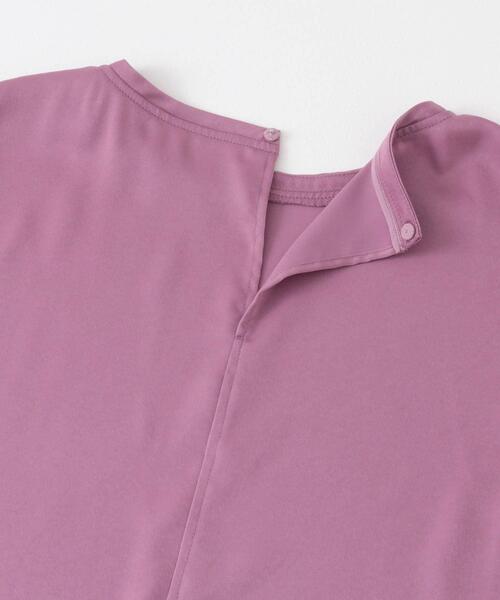 URBAN RESEARCH ROSSO WOMEN(アーバンリサーチ ロッソ)の「UVカットサテンブラウス(Tシャツ/カットソー・レディース・ブラック/ピンク/ホワイト系その他・FREE)」の9枚目の写真