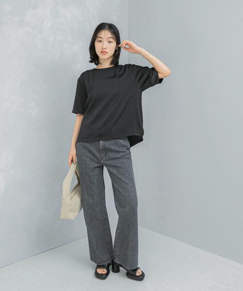 URBAN RESEARCH ROSSO WOMEN(アーバンリサーチ ロッソ)の「UVカットサテンブラウス(Tシャツ/カットソー・レディース・ブラック/ピンク/ホワイト系その他・FREE)」の17枚目の写真