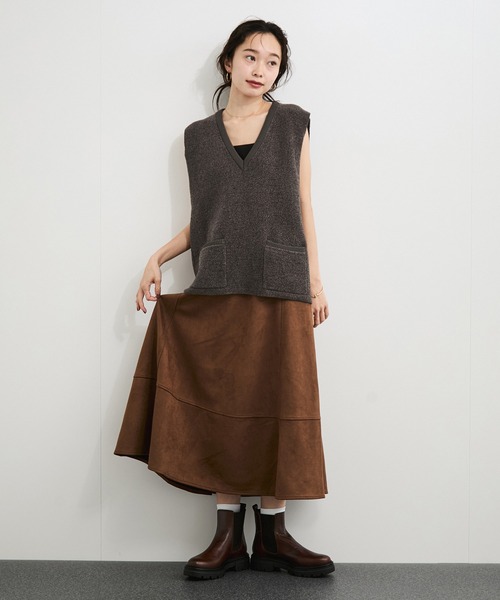 BEST MADE ベストメイド Seamless&Steadfast セット AMBIDEX Store △○NEW ENGLAND ニットベスト(F ピンク): yuni